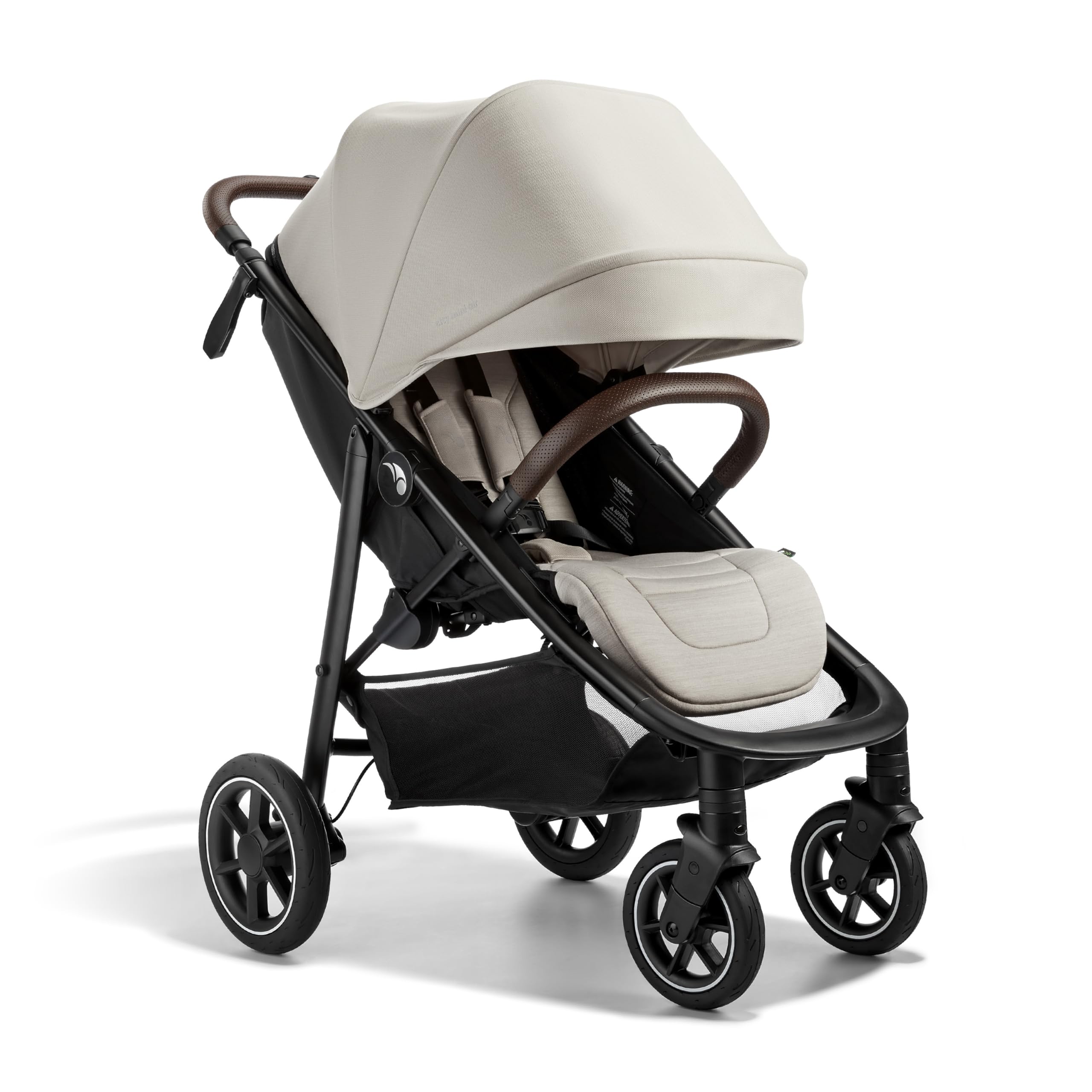 Baby Jogger City Mini Air Lightweight Stroller Rich Black - All-Terrain Wheel Suspension Adjustable Seat with Calf Support Compact Fold